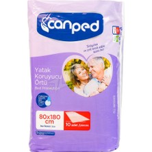 4 Adet Canped Yatak Örtüsü (80X180) 10'lu