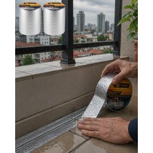 Kuzgun Ticaret 2 Li Set Çok Amaçlı Tamir Bandı Çatı Pvc Boru Izolasyon Bandı - Lisinya