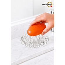MAİN SHOP Şeffaf Lüks Sabun Kurutucu Katı Sabunluk M-104