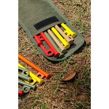 8 Adet 30 cm Turuncu Çadır Kazığı – Ağır Hizmet Kamp ve Outdoor Sabitleme Kazığı