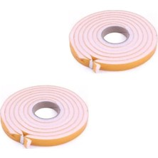 MarkEntegra Kapı Sünger Bandı, Rüzgar Önleyici Izolasyon Bant, 19MM x 9mm x 2.5mt Uzunluk
