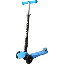 MarkEntegra Mavi Işıklı Tekerlekli Scooter, Eğlenceli ve Güvenli