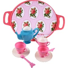 Zuzu Tepsili Çay Seti Pembe 1 Adet