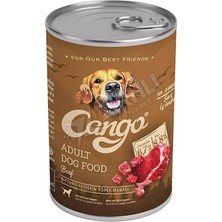 5 Adet Cango Yaş Yetişkin Köpek Maması Etli 415 gr