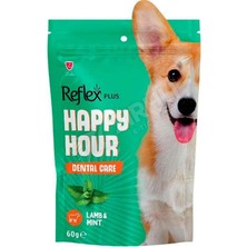 4 Adet Reflex Plus Happy Hour Ağız ve Diş Sağlığı Için Köpek Ödül Maması 60 gr