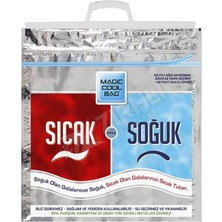 4 Adet Magic Cool Bag Sıcak Soğuk Gıda Torbası 38 x 33,5 cm