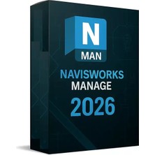 Autodesk Navisworks Manage 2026 (Windows) - 1 Pc 2 Yıl Autodesk Key + Kurulum Hizmeti