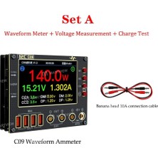 Mechanic I2C C09 Dijital Dalga Formu Ampermetresi 0-40V 8A Şarj ve Voltaj Test Cihazı