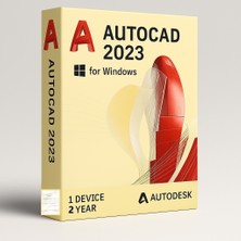 Autodesk Autocad 2023 (Windows) - 1 Pc 2 Yıl Full Sürüm Autodesk Key