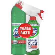 5 Adet Domestos Ultra Çamaşır Suyu 750 ml + Domestos Köpük Gücü 450 ml