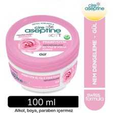 MiraLive Cire Aseptine Soft Gül Özlü Nem Dengeleyici , Besleyici Prebiyotikli Krem 100 ml