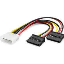 MiraLive Sata Power Y Kablosu 2 In 1 16 cm - Siyah HDX5525