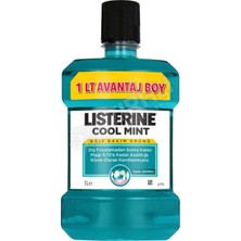 4 Adet Listerine Ağız Gargara 1000 ml Cool Mint