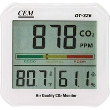 Cem Instruments DT-326 Cem Hava Kalitesi ve Karbondioksit Ölçer