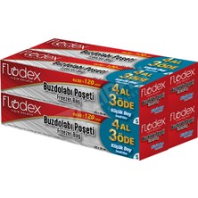 3 Adet Flodex Buzdolabı Poşeti 4 Al 3 Öde Küçük Boy (20X30)