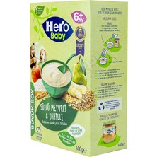 Hero Baby Sütlü Meyveli 8 Tahıllı Ek Besin 400 gr Doğal İçerikli Besleyici Formül