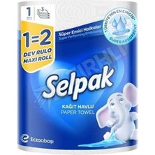 5 Adet Selpak Havlu Dev Rulo 1=2