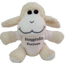 MiraLive Hoşgeldin Kuzum Tişörtlü Peluş Kuzu