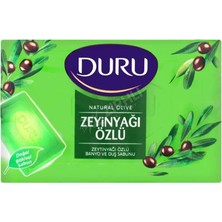 2 Adet Duru Zeytinyağlı Sabun Natural 4 x 150 gr