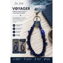 She Sells Voyager Erkek Anahtarlık Telefon Charmı Bileğe Geçmeli Paracord Anahtarlık
