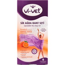 2 Adet Vi-Vet Sir Ağda Bandı Portakal