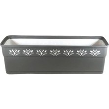 MiraLive Desenli Saksı 50 cm -Ak 638