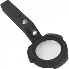 MiraLive 7 LED Aydınlatma Fener Pusula 4x Büyütme Okuma Büyüteç  TH-600557