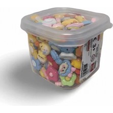 MiraLive Plastik Mini Aksesuar Silikon 300'LÜ