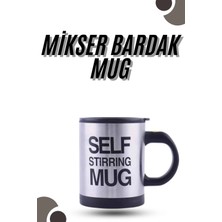 Kuzgun Ticaret Karıştırıcı Özellikli Mikser Kupa Bardak Kompakt Taşınabilir Mug - Lisinya