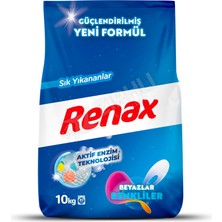 2 Adet Renax Matik Renkliler & Beyazlar 10 kg