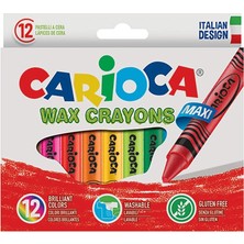 Carioca Elleri Kirletmeyen Pastel Boya Kalemi 12LI