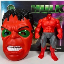 Matmel Kırmızı Hulk Maskesi ve Figürü Oyuncak Maske