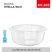 MiraLive Yuvarlak Şeffaf Badya 1 Adet 3 No -E175