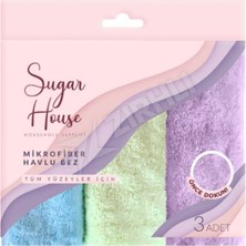 Sugar House Mikrofiber Havlu Bez 3'lü