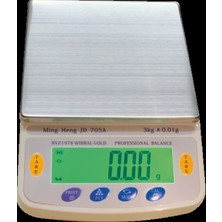MiraLive Diamond Dijital Göstergeli Profesyonel Hassas Kuyumcu Terazi NVZ-1978 DJ602A (3 Kg-0.01)