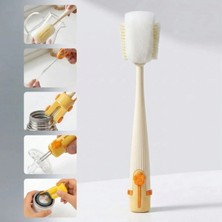 MiraLive 5’i 1 Arada Çok Amaçlı Şişe Temizleme Fırçası – Sürahi, Kavanoz, Pipet, Kapak, Emzik ve Biberon Temizlik Seti (4887)