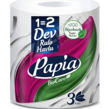 5 Adet Papia Dev Havlu 1=2 Biocare