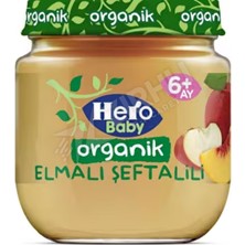 2 Adet Hero Baby Organik Elma Şeftali 120 gr