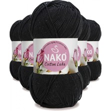 MiraLive 5 Adet Cotton Lüks Yelek Tunik Kazak Bluz Hırka Ipi Yünü Siyah 97568