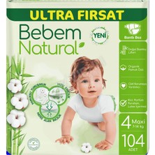 2 Adet Bebem Ultra Fırsat 104'LÜ Maxi (4 No )