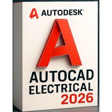 Autodesk Autocad Electrical 2026 (Windows) - 1 Pc 2 Yıl Autodesk Serial+Prodcut Key
