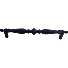 MiraLive Antika Tarz Dekoratif Pirinç Yeni Sütun Mobilya Kulbu - 160MM, Oksit