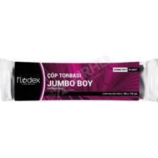 3 Adet Flodex Extra Güçlü Çöp Torbası Jumbo
