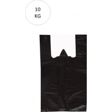 MiraLive Siyah Atlet Poşet Mini Boy 20X34 cm Takriben 2.350 Adet 10 kg