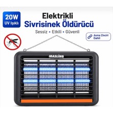 Masling 20W Elektrikli Sivrisinek ve Haşere Öldürücü Cihaz Sinek Yok Edice