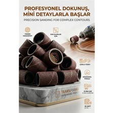 MiraLive 20'li 13 mm Yüzük Zımpara Seti | Detay Işleme & Çapak Alma 723049