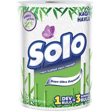 2 Adet Solo Havlu Dev Rulo 1=3