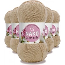 MiraLive 5 Adet Cotton Lüks Yelek Tunik Kazak Bluz Hırka Ipi Yünü Camel 97582