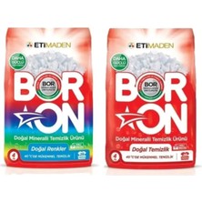Boron Renkliler ve Beyazlar Için Toz Deterjan 4*2 kg 26*2 Yıkama