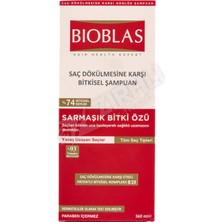 4 Adet Bioblas Uzama Dökülmelere Karşı Şampuan 360 ml